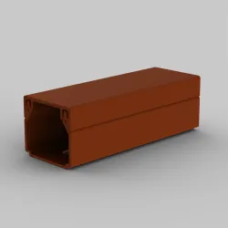 LHD  20X20 KANAŁ KABLOWY 20X20 2M/48M PVC IP40 IK06 CIEMNE DRZEWO