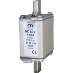 WT-00 NH00 DC 160A WKŁADKA TOPIKOWA PRZEMYSŁOWA 250V DC BM WT-NH