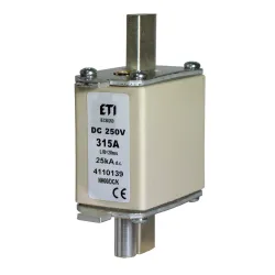 WT-00 NH00 DC 160A WKŁADKA TOPIKOWA PRZEMYSŁOWA 250V DC BM WT-NH