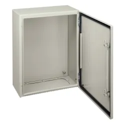 Schneider Electric Spacial Obudowa CRN z płytą montażową 600x 600x 250mm IP66 IK10 RAL7035, NSYCRN66250P