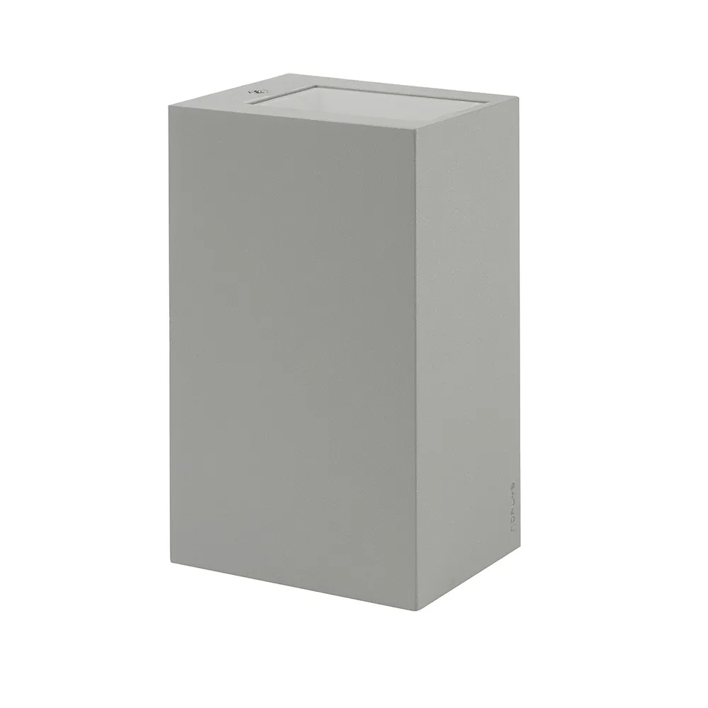 LILLEHAMMER ALUMINIUM OPRAWA ŚCIENNA KINKIET LED 3.7W WW 3000K 305LM IP65 ALUMINIUM/ SZKŁO
