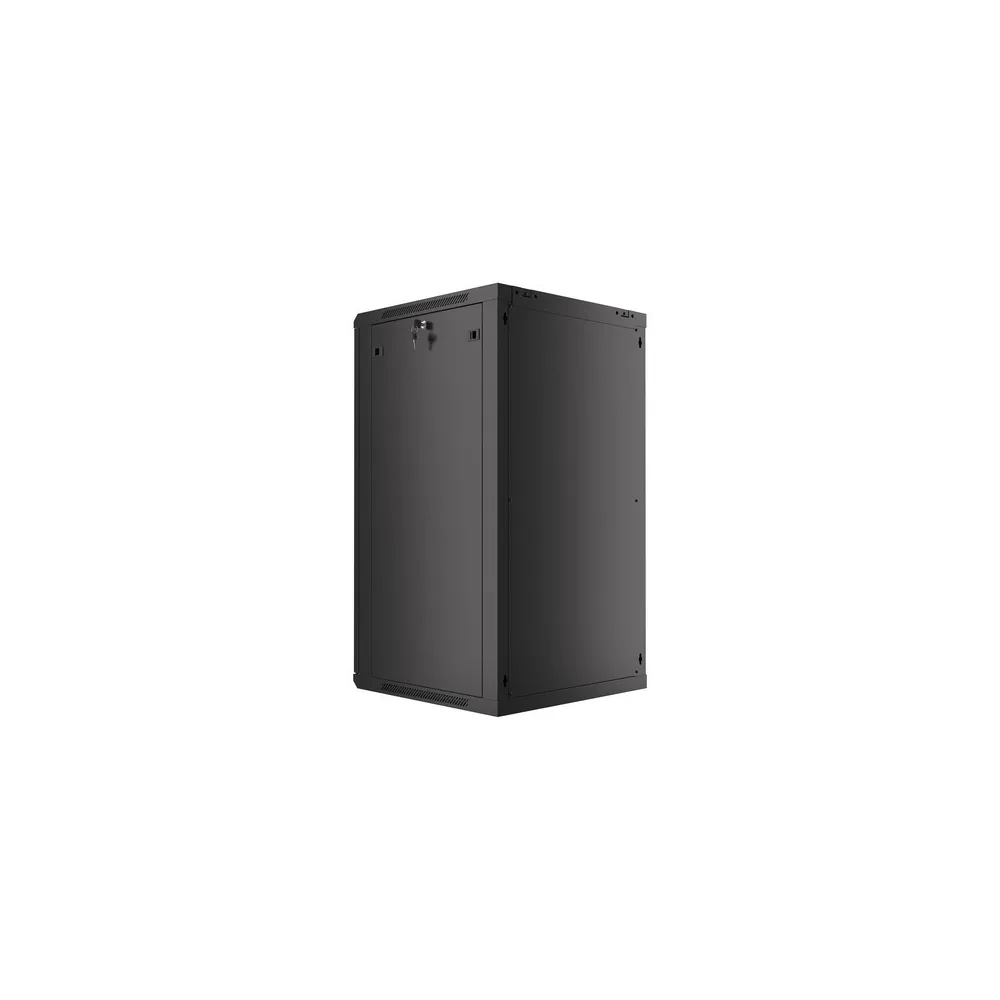 SZAFA INSTALACYJNA RACK WISZĄCA 19" 22U 600X600 CZARNA (FLAT PACK) V2