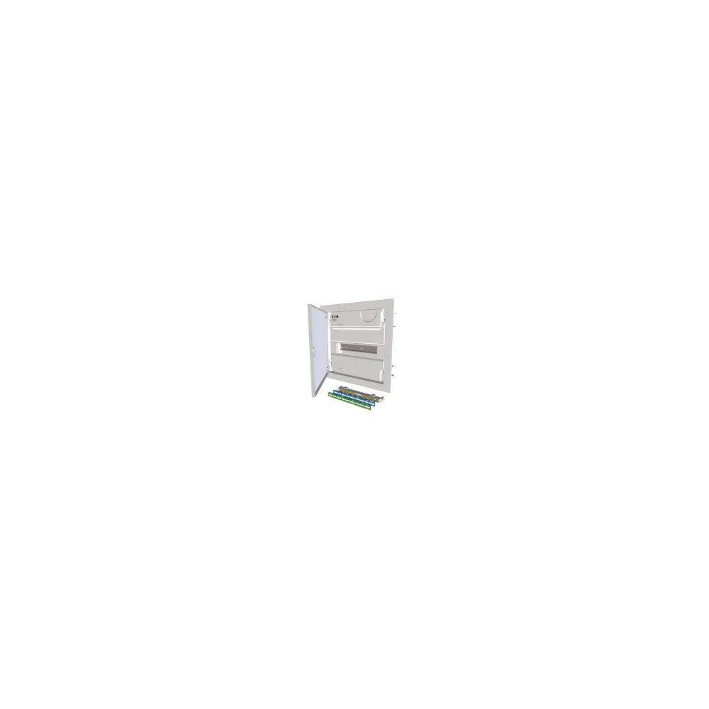 KLV-12UPS-SF ROZDZIELNIA PLASTIKOWA PT 12M 1X 12M N+PE IP30 340X360X100 DRZWI PEŁNE METAL BIAŁY