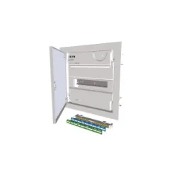 KLV-12UPS-SF ROZDZIELNIA PLASTIKOWA PT 12M 1X 12M N+PE IP30 340X360X100 DRZWI PEŁNE METAL BIAŁY