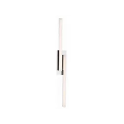 SPARTA II BIAŁY/ CHROM OPRAWA ŚCIENNA KINKIET NT LED 2X 6W NW 4000K 700LM IP44 120ST ALUMINIUM/ PMMA