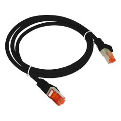 PATCH-CORD S/FTP KAT.6A LSOH 0.5M CZARNY ALANTEC
