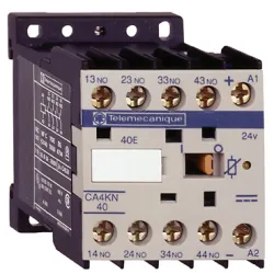 Schneider Electric Miniaturowy stycznik pomocniczy TeSys SK 3NO 1NC cewka 24VDC zaciski skrzynkowe, CA4KN31BW3