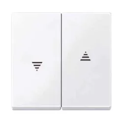 Schneider Electric Merten, System M, klawisz żaluzjowy, biały active, MTN432425