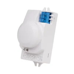 DRM-01-24V BIAŁY CZUJNIK RUCHU/ OBECNOŚCI MIKROFALOWY 360ST 1-10M 5S-12MIN IP20 5A 5.8GHZ 24V AC