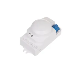 DRM-01-24V BIAŁY CZUJNIK RUCHU/ OBECNOŚCI MIKROFALOWY 360ST 1-10M 5S-12MIN IP20 5A 5.8GHZ 24V AC