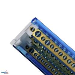 BLOK ROZDZIELCZY 60 ZACISKÓW 4x15 (11x5,3mm + 2x7,5mm + 2x9,1mm)