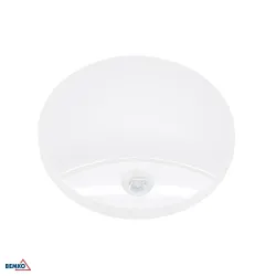TAWAN BIAŁY OPRAWA SUFITOWA PLAFON LED 15W NW 4000K 1300LM IP44 IK10 + CZUJNIK RUCHU FI250 120ST PC