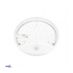 TAWAN BIAŁY OPRAWA SUFITOWA PLAFON LED 15W NW 4000K 1300LM IP44 IK10 + CZUJNIK RUCHU FI250 120ST PC