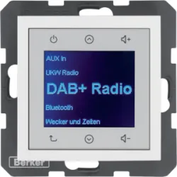B.X RADIO TOUCH DAB+, BLUETOOTH BIAŁY POŁYSK