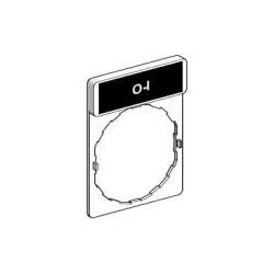 Schneider Electric Harmony XB4 Ramka 30X40mm do mocowania etykiet o wymiarach 8X27mm "O/I", ZBY2178