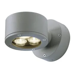 SITRA ANTRACYT OPRAWA ŚCIENNA KINKIET NT 1X GX53/ 9W IP44 ALUMINIUM/ SZKŁO