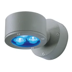 SITRA ANTRACYT OPRAWA ŚCIENNA KINKIET NT 1X GX53/ 9W IP44 ALUMINIUM/ SZKŁO