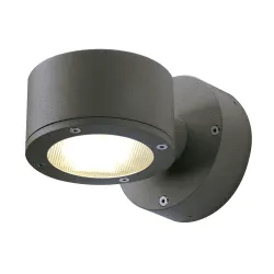 SITRA ANTRACYT OPRAWA ŚCIENNA KINKIET NT 1X GX53/ 9W IP44 ALUMINIUM/ SZKŁO