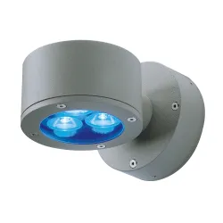 SITRA ANTRACYT OPRAWA ŚCIENNA KINKIET NT 1X GX53/ 9W IP44 ALUMINIUM/ SZKŁO