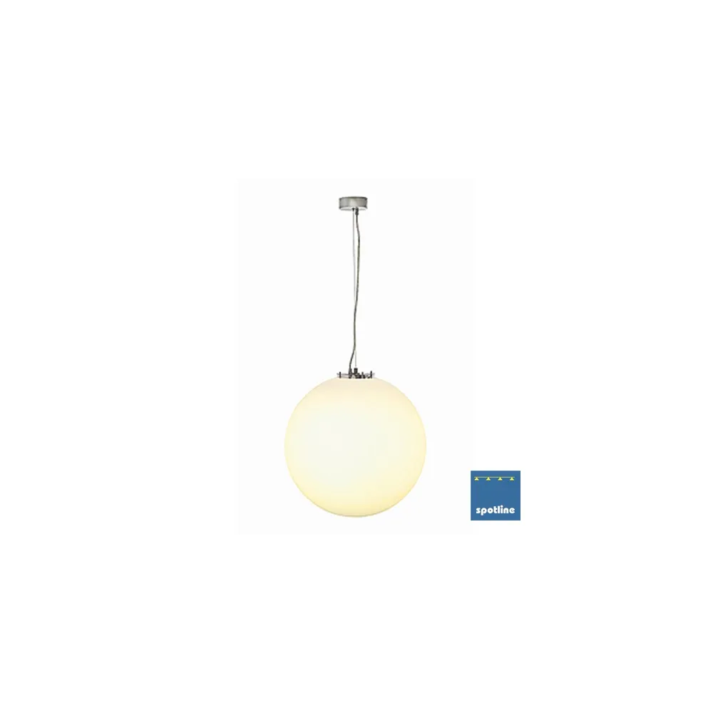 ROTOBALL BIAŁY OPRAWA WISZĄCA 1X E27/ 24W IP 20 STAL/ TWORZYWO/ PE