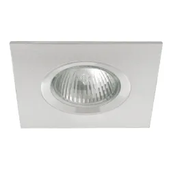 TESON AL-DSL50 ALUMINIUM OPRAWA SUFITOWA PT KWADRAT STAŁA 1X GX5.3/ GU10/ 50W IP20 ALUMINIUM
