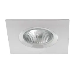 TESON AL-DSL50 ALUMINIUM OPRAWA SUFITOWA PT KWADRAT STAŁA 1X GX5.3/ GU10/ 50W IP20 ALUMINIUM
