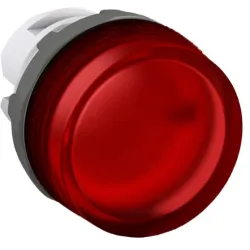 ML1-100R GŁOWICA LAMPKI SYGNALIZACYJNEJ PŁASKI OKRĄGŁY CZERWONY