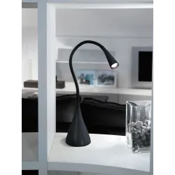 SNAPORA CZARNY OPRAWA BIURKOWA LED 3W WW 3000K 300LM IP20 TWORZYWO/ ALUMINIUM