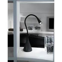 SNAPORA CZARNY OPRAWA BIURKOWA LED 3W WW 3000K 300LM IP20 TWORZYWO/ ALUMINIUM