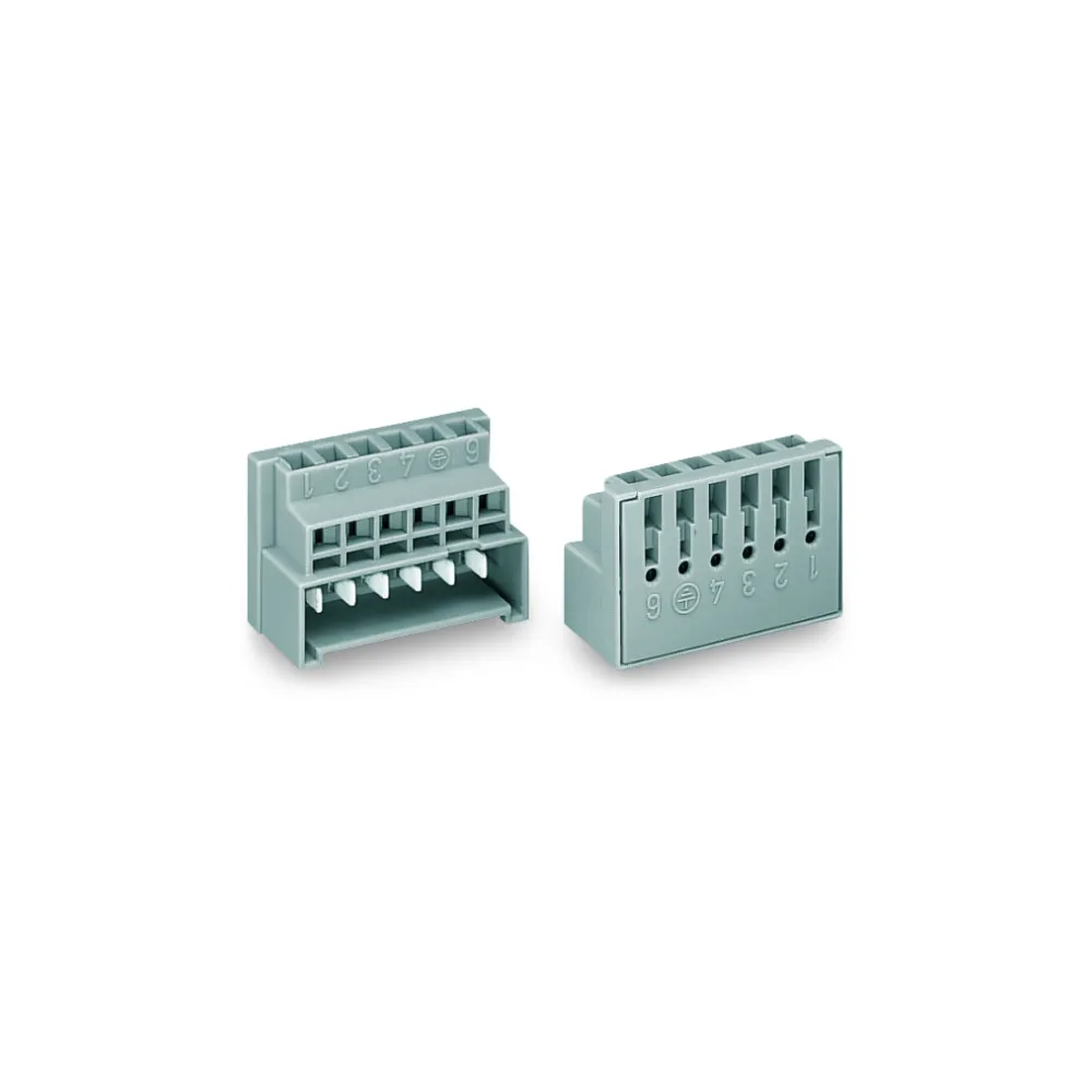 WTYK ROZGAŁĘŹNY 6-POLOWY 1,5 MM2 5 L, 1 X PE SZARE