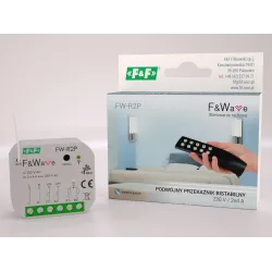 FW-R2P RADIOWY PODWÓJNY PRZEKAŹNIK BISTABILNY - PDT 85÷265V AC/DC