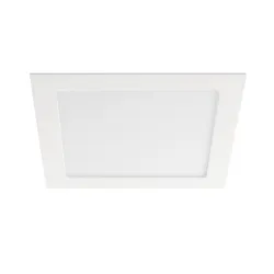 KATRO V2LED BIAŁY OPRAWA DOWNLIGHT LED PT 18W NW 4000K 1260LM IP44/20 KWADRAT 225X225 110ST AL/ TWOR