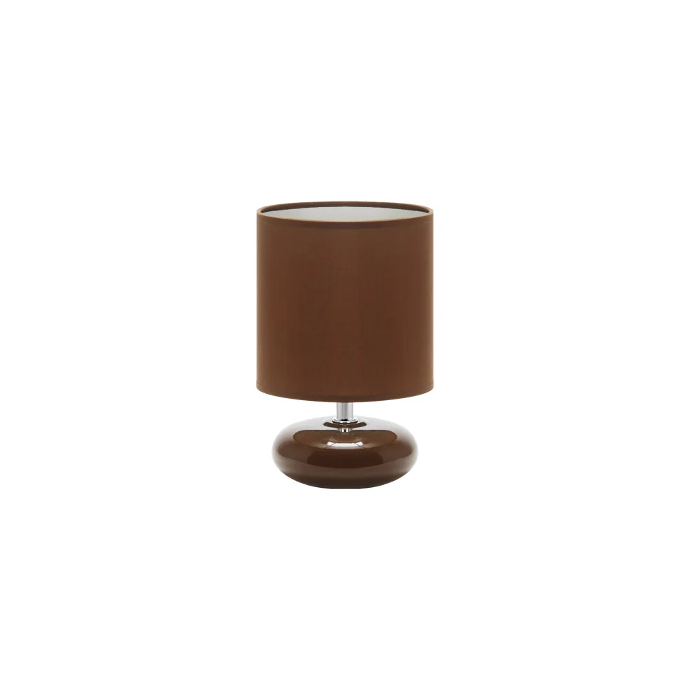 PATI BRĄZOWY OPRAWA STOŁOWA NOCNA 1X E14/ 40W IP20 CERAMIKA/ STAL NIERDZEWNA