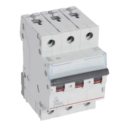 S313 TX3 WYŁĄCZNIK NADPRĄDOWY C 6A 3P 3M 10KA