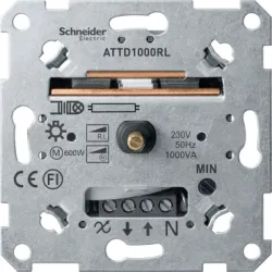 Schneider Electric Merten, mechanizm ściemniacza obrotowego RL, 230V AC 60-1000VA, MTN5135-0000