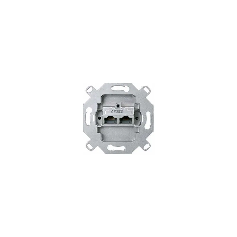 Schneider Electric Mechanizm gniazd RJ45 8/8, kat. 6, kremowy, MTN465706