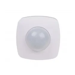 DR-09-IP65 CZUJNIK RUCHU PIR Z FUNKCJĄ OBECNOŚCI IP-65 SUFITOWY 360° 10A 230V BIAŁY