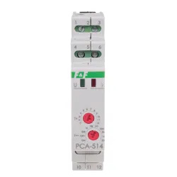 PCA-514 DUO PRZEKAŹNIK CZASOWY AWERSYJNY 10A 1P 1M 24V AC/DC / 230V AC