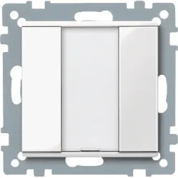Schneider Electric KNX przycisk 1-krotny plus biały połysk System M, MTN617119