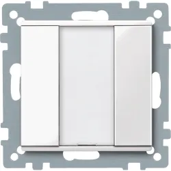 Schneider Electric KNX przycisk 1-krotny plus biały połysk System M, MTN617119