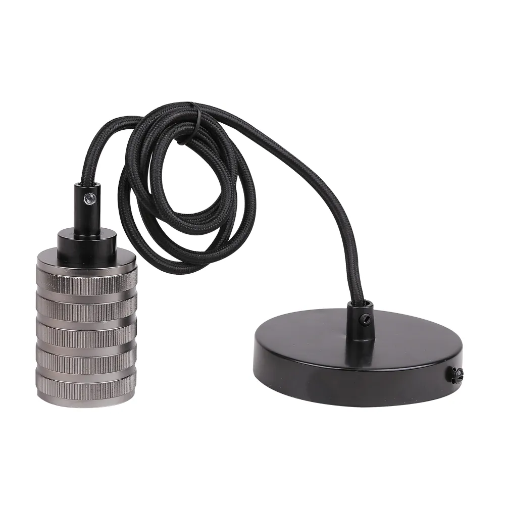 ZAWIESIE METALOWE RL-LPP060AX 1X60W E27 CZARNY