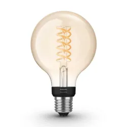 HUE 1X ŻARÓWKA LED GLOBE FILAMENT 7/ 40W E27 WW 2100K 550LM G93