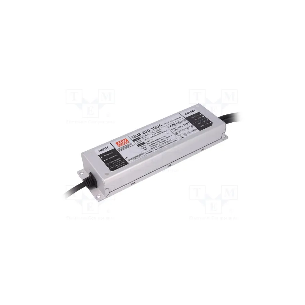 ELG ZASILACZ LED 192W 16.0A 180-295V AC / 12V DC IP67