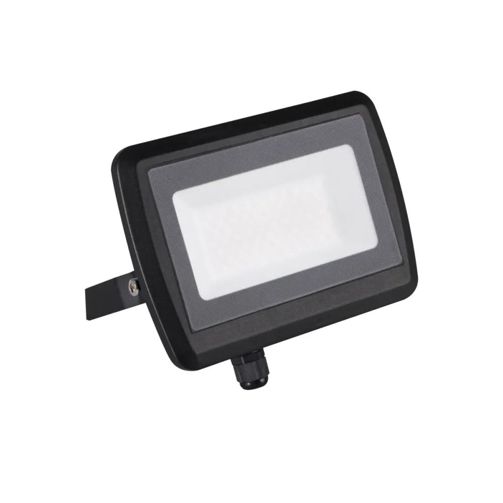ANTEM LED CZARNY OPRAWA NAŚWIETLACZ LED 50W NW 4000K 4000LM IP44 ALUMINIUM/ SZKŁO HARTOWANE/ METAL