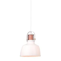 DARLING 1 BIAŁY OPRAWA WISZĄCA 1X E27/ 40W IP20 METAL/ SZKŁO
