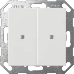 KNX, ŁĄCZN. KOŁ. 2X SYSTEM 55 CZYSTA BIEL M