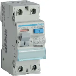 CDC263J 63A/ 30MA/AC WYŁĄCZNIK RÓŻNICOWY 63A 2P 2M 30MA AC 6KA