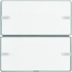 KNX E/S Q.X PRZYCISK 2-KR Z POLEM OPISOWYM, DIODAMI LED RGB I CZUJNIKIEM TEMPERATURY, ALU
