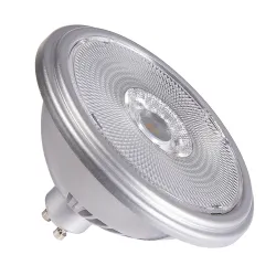 ŻARÓWKA LED QPAR111 GU10, ŹRÓDŁO ŚWIATŁA LED SREBRNE, 12,5 W, 2700 K CRI90, 30°