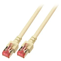 KABEL KROSOWY FTP KAT. 6, 250 MHZ, 1 GIGABIT ETHERNET, LSZH SZARY DŁ. 5M